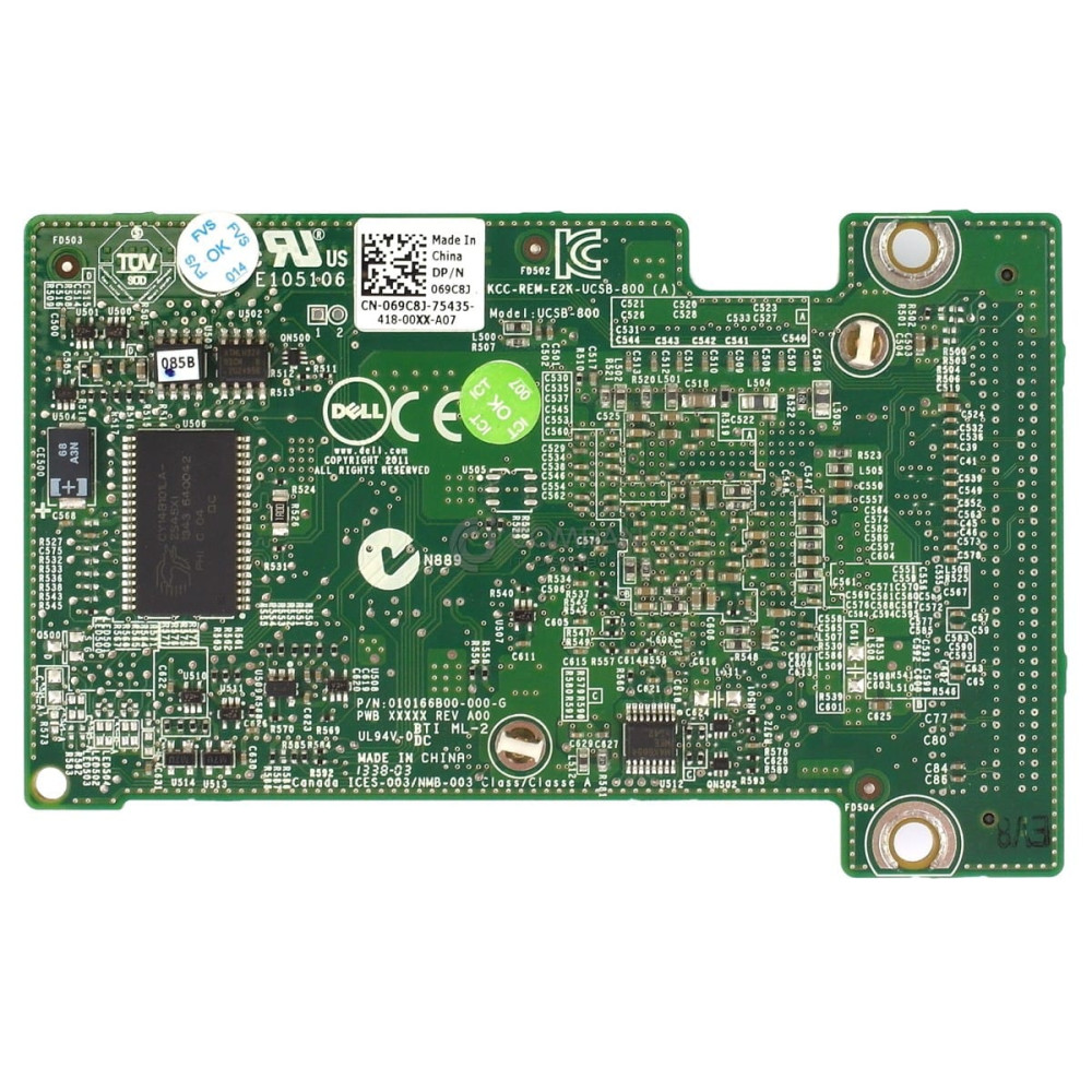 69C8J DELL PERC H310 MINI BLADE 6GB/S SAS RAID CONTROLLER - 069C8J